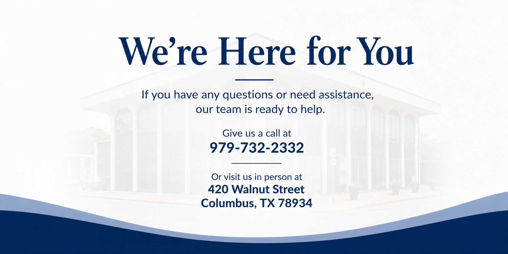 Here for you