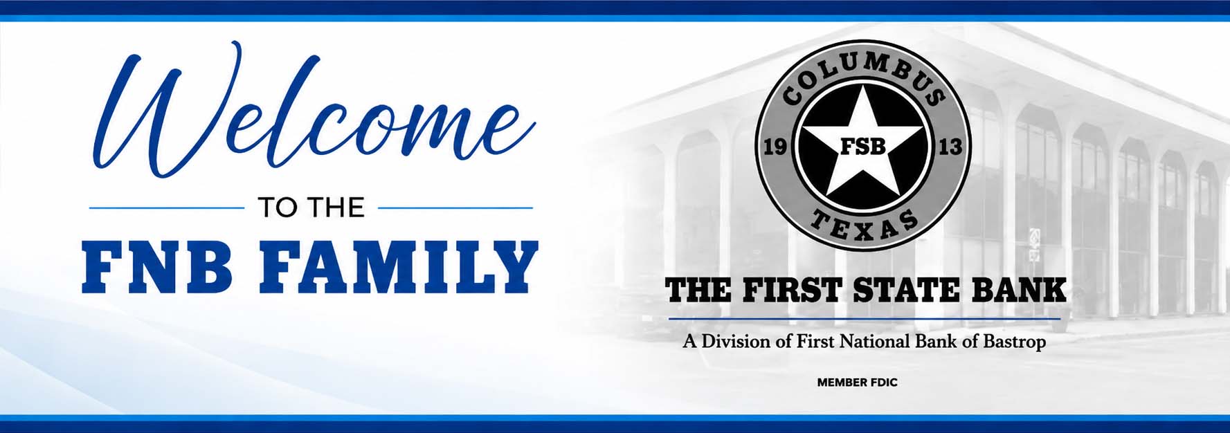 Welcome to the FNB Family